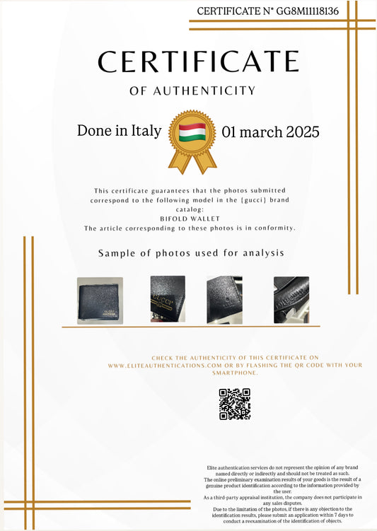 AUTHENTICITY CERTIFICATE