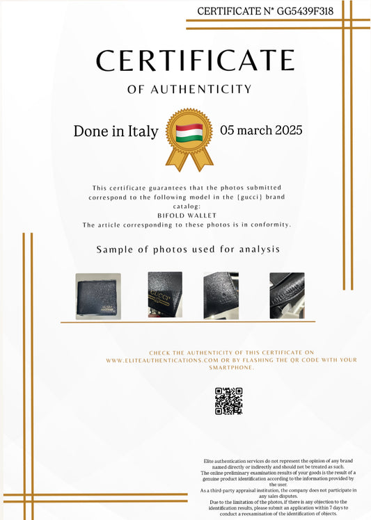 AUTHENTICITY CERTIFICATE